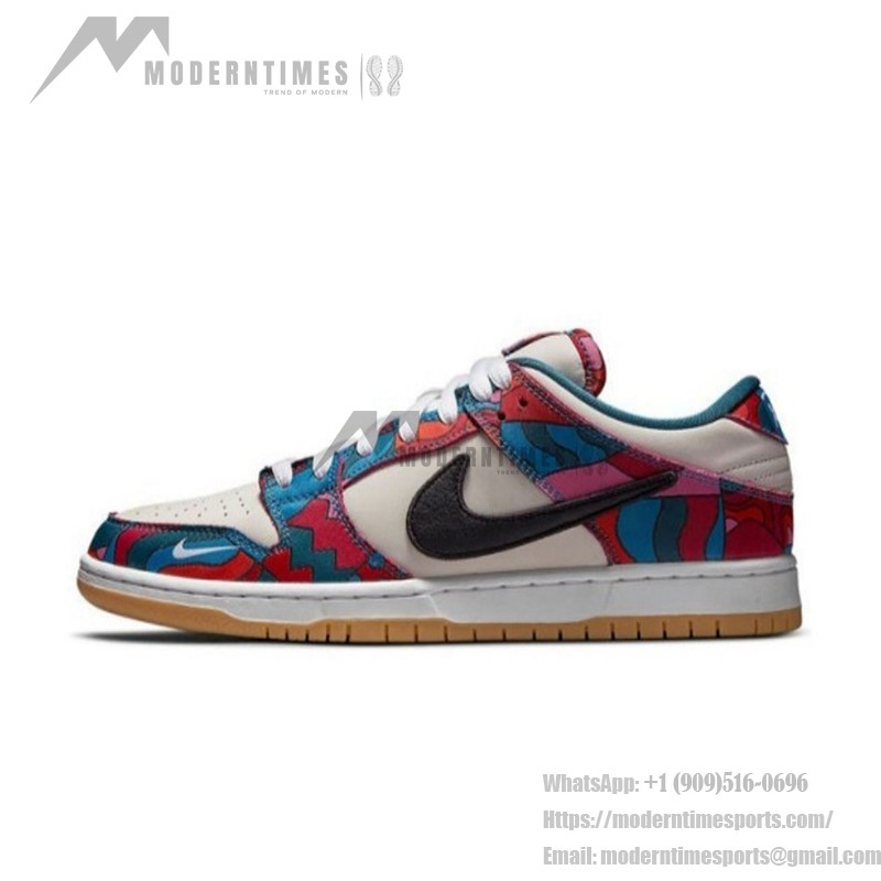Parra x Nike SB Dunk Low DH7695-600 – アーティスティックなZoom Airスケートシューズ Parra x Nike SB Dunk Low DH7695-600 – 限定版アートインスパイアスケートシューズ