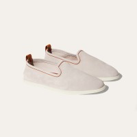 Loro Piana Venice Walk Loafer Men’s Shoes – Classic Beige Suede Luxury Slip-On FAE8124-D06N