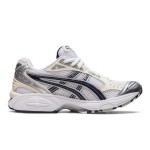 ASICS ゲルカヤノ 14 ホワイト シルバー – メンズ レトロランニングスニーカー ASICS ゲルカヤノ 14 ホワイト シルバー スニーカー(ゲルクッション搭載)