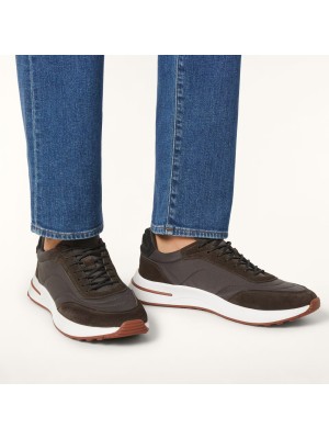 Loro Piana Week End Walk Sneaker FAP9780-H0VL Brown Leather Shoes – Luxury Comfort for Everyday Wear