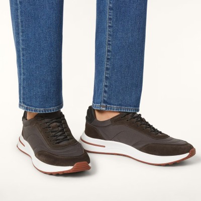 Loro Piana Week End Walk Sneaker FAP9780-H0VL Brown Leather Shoes – Luxury Comfort for Everyday Wear