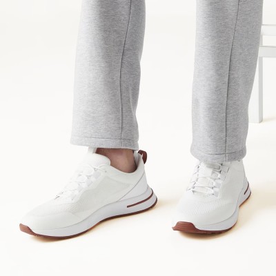 Loro Piana FAM1718-1000 Weiße Sneaker – Luxuriöser Komfort für den Alltag