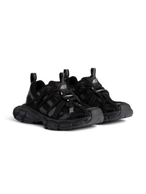 발렌시아가 러너 스니커즈 블랙 825601W3XCH1000 – 남성용 청키 메쉬 러닝화
