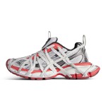 Balenciaga レッドホワイト ランナー スニーカー – 型番 778698W3XLL1261 バレンシアガ ランナー スニーカー 778698W3XLL1261 赤白 フューチャリスティック 厚底