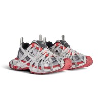 Balenciaga Runner Sneakers 778698W3XLL1261 – Red White Futuristic Chunky Designer Shoes for Men