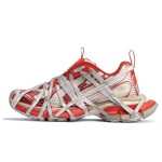 Balenciaga Runner Red White Mesh Sneakers – Model 778697W3XLL7597 Balenciaga Runner Sneakers Red White 778697W3XLL7597 – Futuristic Chunky Unisex Shoes