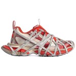 Balenciaga Runner Red White Mesh Sneakers – Model 778697W3XLL7597 Balenciaga Runner Sneakers Red White 778697W3XLL7597 – Futuristic Chunky Unisex Shoes