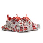 Balenciaga Runner Red White Mesh Sneakers – Model 778697W3XLL7597 Balenciaga Runner Sneakers Red White 778697W3XLL7597 – Futuristic Chunky Unisex Shoes