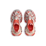 Balenciaga Runner Red White Mesh Sneakers – Model 778697W3XLL7597 Balenciaga Runner Sneakers Red White 778697W3XLL7597 – Futuristic Chunky Unisex Shoes