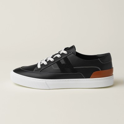 Hermès Deep Leder-Sneaker H242850ZH01390 – Unisex Luxus Designer Low-Top Schuhe für den Alltag