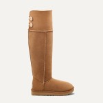 UGG ウィメンズ オーバー ザ ニー ベイリー ボタン ブーツ チェスナット 1007536 - スタイリッシュで暖かいニーハイブーツ UGG ウィメンズ オーバー ザ ニー ベイリー ボタン ブーツ チェスナット 1007536 - ニーハイブーツ