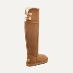 UGG ウィメンズ オーバー ザ ニー ベイリー ボタン ブーツ チェスナット 1007536 - スタイリッシュで暖かいニーハイブーツ UGG ウィメンズ オーバー ザ ニー ベイリー ボタン ブーツ チェスナット 1007536 - ニーハイブーツ