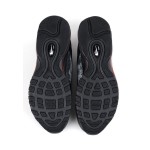 Nike Air Max 97 "Satan Shoes" - Unique Black Sneakers with Red Accents Nike Air Max 97 "Satan Shoes" - Black Sneakers with Red Accents and Luke 10:18 Reference