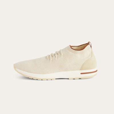 Loro Piana Loro 360 LP Flexy Walk Sneaker FAN9467-106O Men – Pure Dunes Melange Luxury Casual Shoes