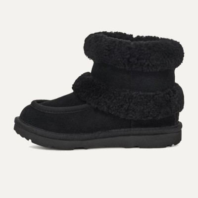 UGG 1143701 レディース オーバーザニーブーツ - 冬の快適なブラックシープスキン