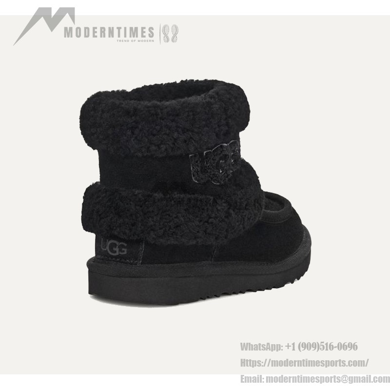 UGG 1143701 レディース オーバーザニーブーツ - ブラックシープスキン UGG 1143701 レディース オーバーザニーブーツ - 冬のブラックシープスキンブーツ