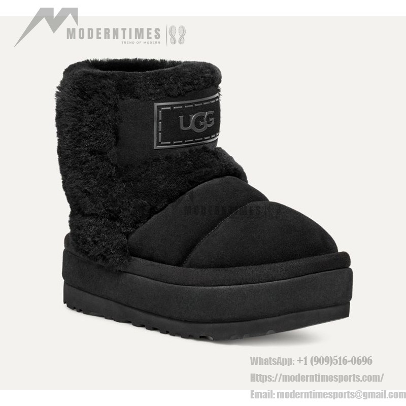 UGG Women's Platform Ankle Boots 1144046 - Black Sheepskin UGG Women's Platform Ankle Boots 1144046 - Black Sheepskin Winter Boots