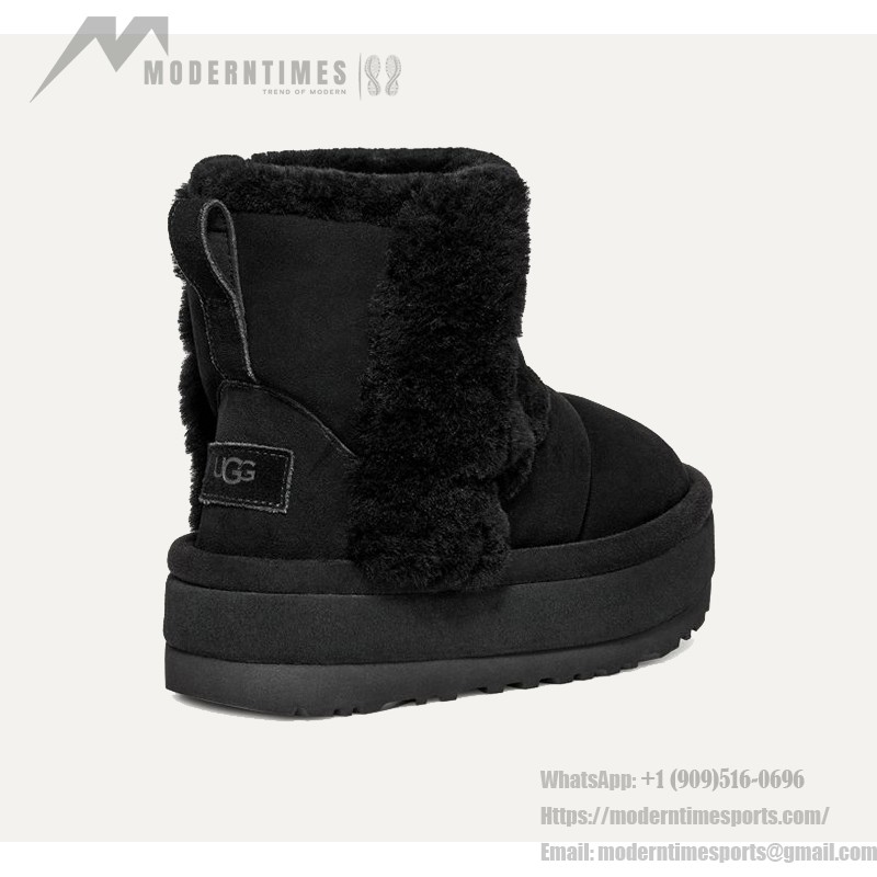 UGG Women's Platform Ankle Boots 1144046 - Black Sheepskin UGG Women's Platform Ankle Boots 1144046 - Black Sheepskin Winter Boots