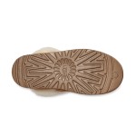 UGG レディースプラットフォームアンクルブーツ 1144046 - 冬のチェスナットシープスキンブーツ UGG レディースプラットフォームアンクルブーツ 1144046 チェスナットシープスキン裏地付き
