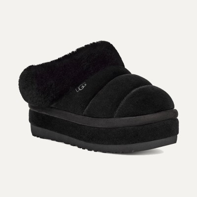 UGG レディース プラットフォームスリッパ 1146390 - 冬の快適さとスタイルを備えたブラックシープスキン