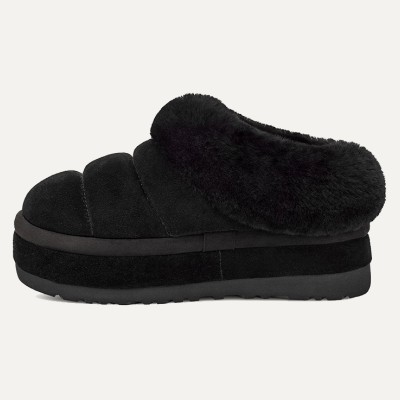 UGG レディース プラットフォームスリッパ 1146390 - 冬の快適さとスタイルを備えたブラックシープスキン