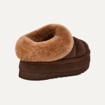 UGG Women's Platform Slipper 1146390 in Dark Brown with Sheepskin Lining