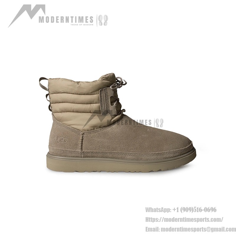 UGG Classic Mini Lace-Up Weather Boot Beige 1120849 - All-Weather Comfort in Waterproof Sheepskin Boots UGG Classic Mini Lace-Up Weather Boot Beige 1120849 - Waterproof Sheepskin Boots for All-Weather Comfort