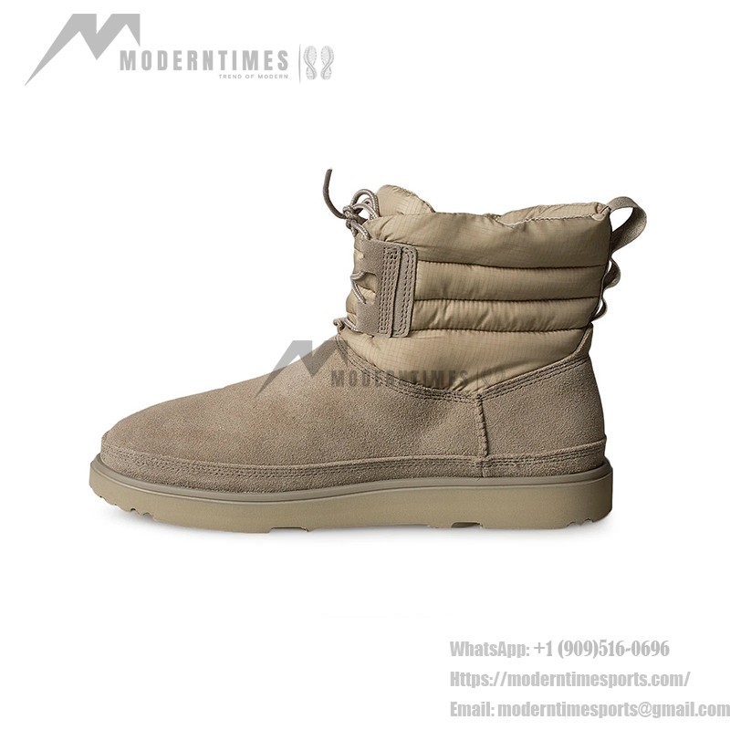 UGG Classic Mini Lace-Up Weather Boot Beige 1120849 - All-Weather Comfort in Waterproof Sheepskin Boots UGG Classic Mini Lace-Up Weather Boot Beige 1120849 - Waterproof Sheepskin Boots for All-Weather Comfort