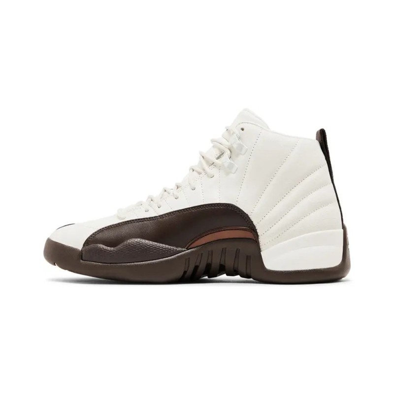 Air Jordan 12 Retro SoleFly FZ5026-100 in White and Baroque Brown Air Jordan 12 Retro SoleFly FZ5026-100 - White with Baroque Brown Accents