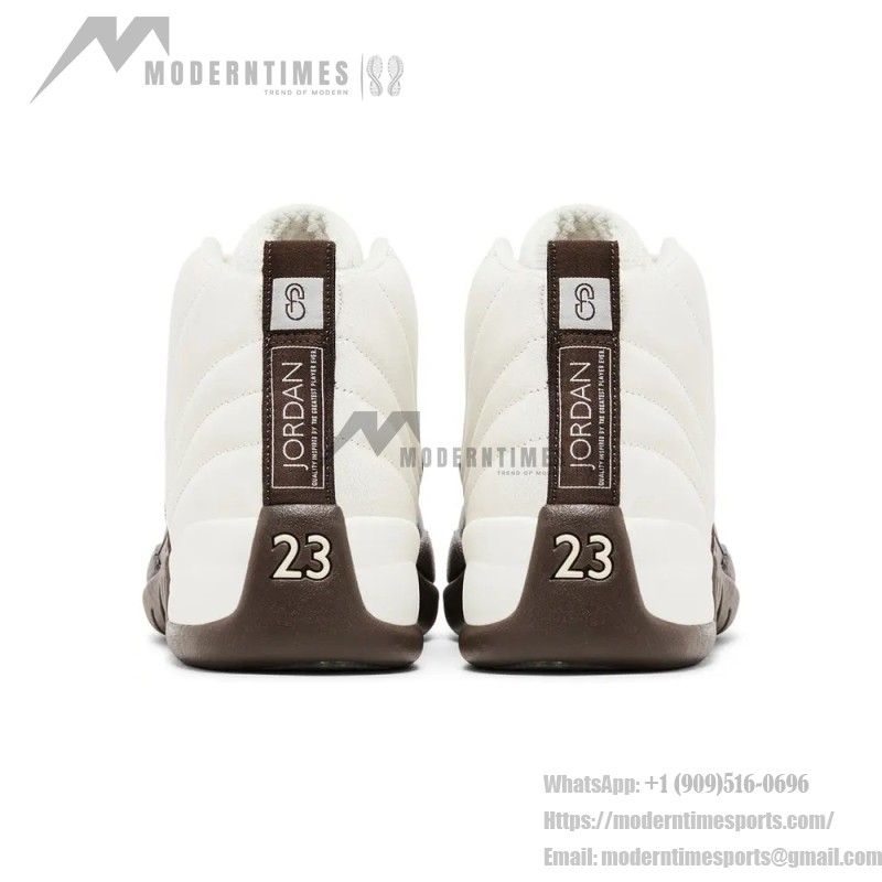 Air Jordan 12 Retro SoleFly FZ5026-100 in White and Baroque Brown Air Jordan 12 Retro SoleFly FZ5026-100 - White with Baroque Brown Accents