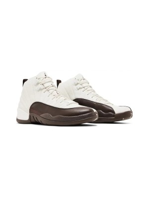 Air Jordan 12 Retro SoleFly FZ5026-100 - Classic White with Rich Baroque Brown Accents for Premium Style