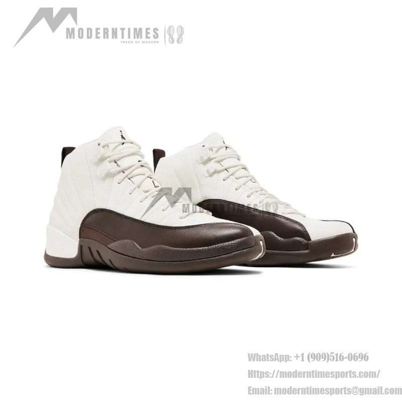 Air Jordan 12 Retro SoleFly FZ5026-100 in White and Baroque Brown Air Jordan 12 Retro SoleFly FZ5026-100 - White with Baroque Brown Accents
