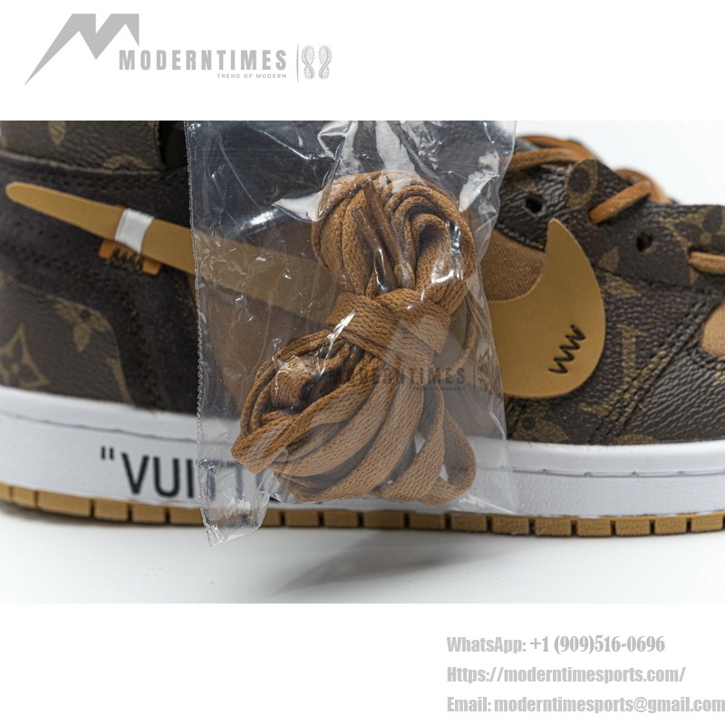 LV x Off-White x Air Jordan 1 コラボカスタム MENS AQ0818-158 LV x Off-White x Air Jordan 1 コラボカスタム MENS AQ0818-158 プレミアム限定版