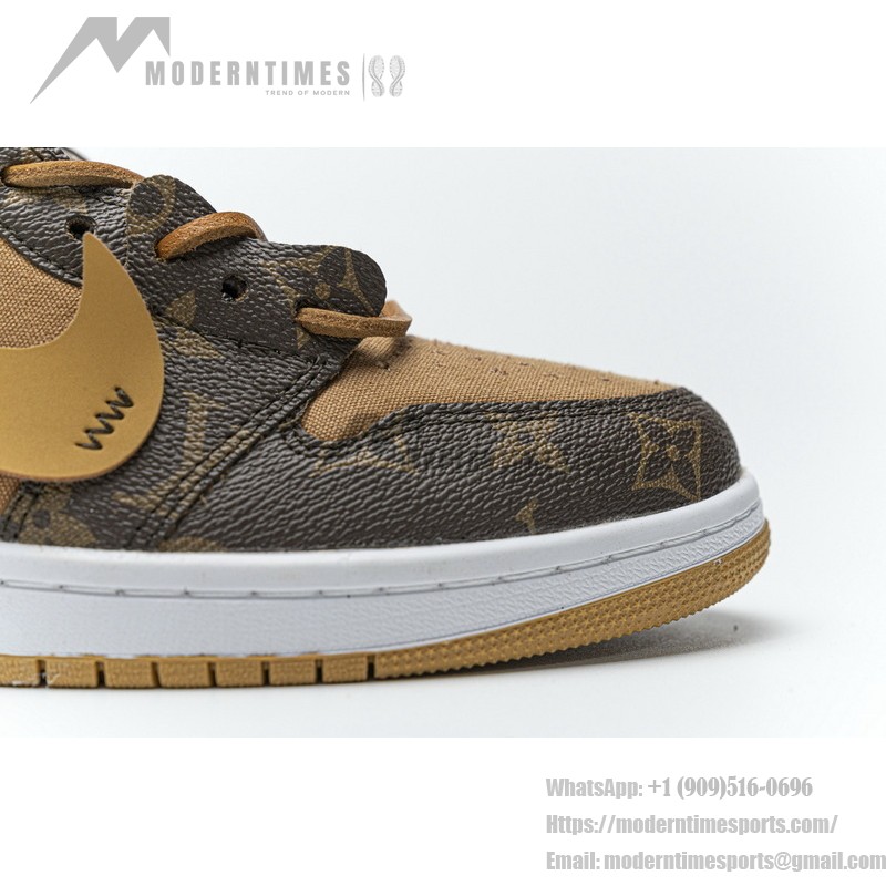LV x Off-White x Air Jordan 1 コラボカスタム MENS AQ0818-158 LV x Off-White x Air Jordan 1 コラボカスタム MENS AQ0818-158 プレミアム限定版