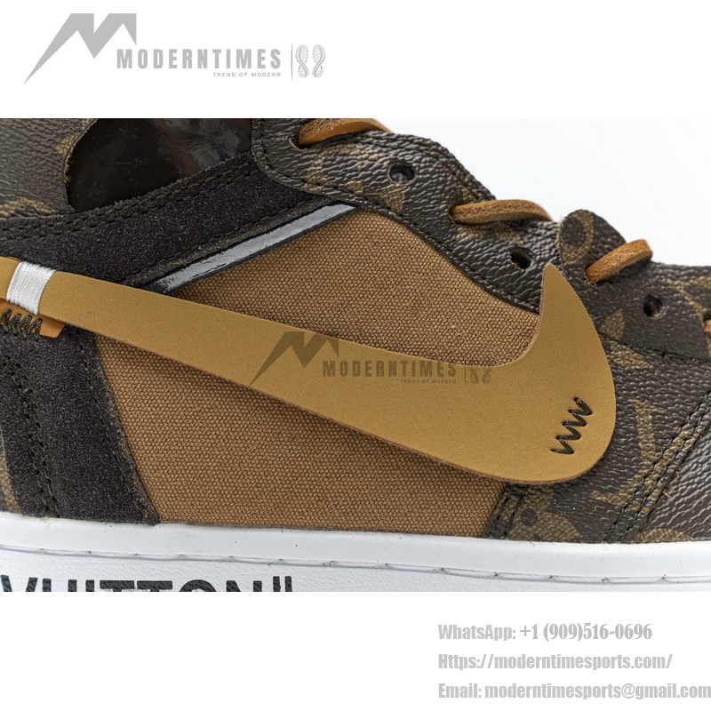 LV x Off-White x Air Jordan 1 コラボカスタム MENS AQ0818-158 LV x Off-White x Air Jordan 1 コラボカスタム MENS AQ0818-158 プレミアム限定版