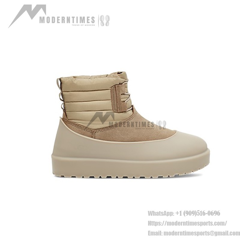 UGG Classic Mini Lace-Up Weather Boot Beige 1120849 - All-Weather Comfort in Waterproof Sheepskin Boots UGG Classic Mini Lace-Up Weather Boot Beige 1120849 - Waterproof Sheepskin Boots for All-Weather Comfort