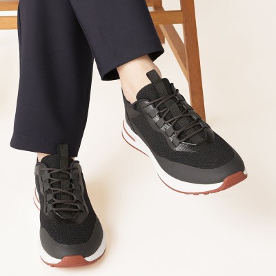 Loro Piana FAM1718-8000 Black Sneakers – Luxury Comfort for Everyday Wear