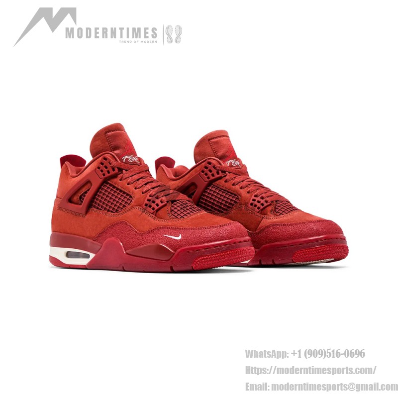 Nigel Sylvester x Air Jordan 4 Brick By Brick Men's and Women's Shoes Side View