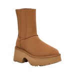 UGG クラシック ツイン シーム ニューハイツ プラットフォーム ブーツ - チェスナット 1158313 UGG レディース クラシック ツイン シーム ニューハイツ プラットフォーム ブーツ チェスナット