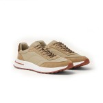 Loro Piana Week End Walk Sneker FAP9780-H785 Beige Leather Sneakers Front View