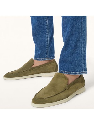 Loro Piana Summer Walk Loafer FAE8124-519Z Murano Green | Unisex Designer Comfort Shoes