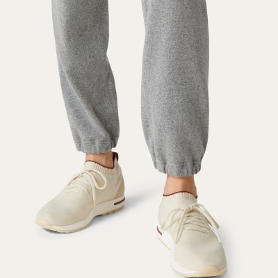 Loro Piana Loro 360 LP Flexy Walk Sneaker FAN9467-106O Men – Pure Dunes Melange Luxury Casual Shoes