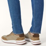 Loro Piana Week End Walk Sneker FAP9780-H785 Beige Leather Sneakers Front View