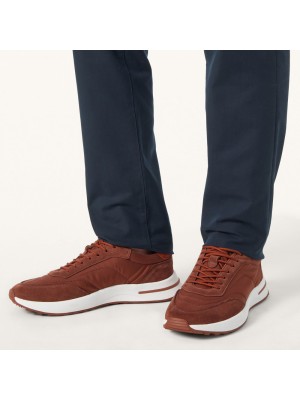 Loro Piana Week End Walk Sneaker FAP9780-P0B2 Sanguine Pencil Suede Shoes – Luxury Comfort for Everyday Wear