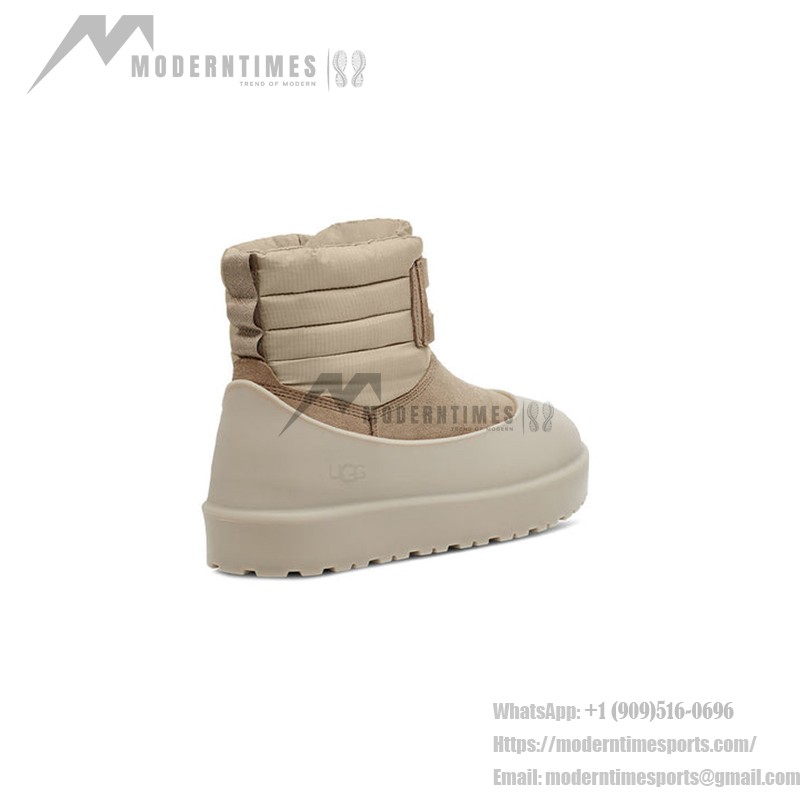 UGG Classic Mini Lace-Up Weather Boot Beige 1120849 - All-Weather Comfort in Waterproof Sheepskin Boots UGG Classic Mini Lace-Up Weather Boot Beige 1120849 - Waterproof Sheepskin Boots for All-Weather Comfort