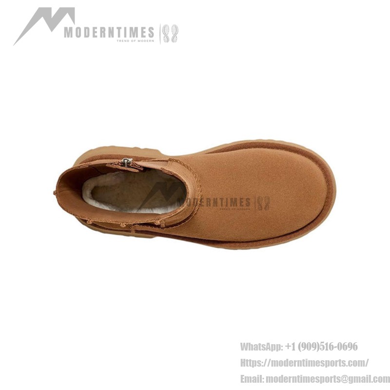 UGG クラシック ツイン シーム ニューハイツ プラットフォーム ブーツ - チェスナット 1158313 UGG レディース クラシック ツイン シーム ニューハイツ プラットフォーム ブーツ チェスナット