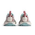 Balenciaga Runner White Red Mesh Leather Sneakers 825601W3XCH1614 Balenciaga Runner Sneakers White Red Side View