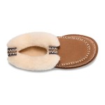 UGG レディース モカシンブーツ 1158224 - 冬用チェスナットシープスキン折り返しカラー付きブーツ UGG レディース モカシンブーツ 1158224 チェスナットシープスキン折り返しカラー付き