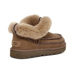 UGG レディース クラシックモカシンブーツ 1158224 - 冬用チェスナットシープスキンブーツ UGG レディース クラシックモカシンブーツ 1158224 チェスナットシープスキン裏地付き