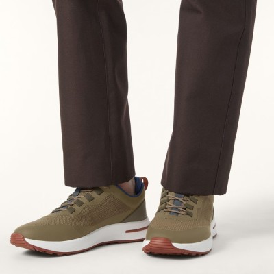 Loro Piana FAM1718-F6T5 Olive Green Sneaker – Komfortabler Stil für den Alltag